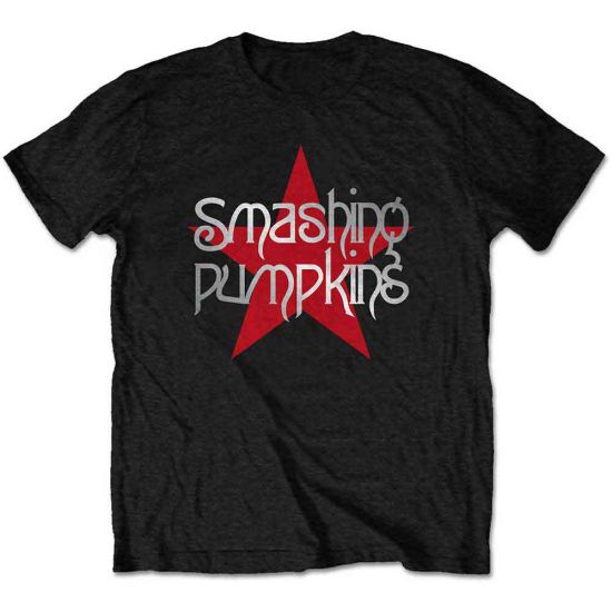 The Smashing Pumpkins: Star Logo - Black T-Shirt