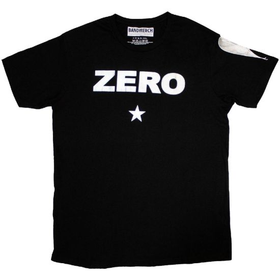 The Smashing Pumpkins: Zero (Sleeve Print) - Black T-Shirt