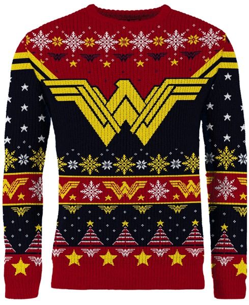 Wonder Woman: The Most Wonder-ful Time Of The Year Ugly Christmas Sweater -  Merchoid