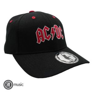 AC/DC: Logo Cap Black & Red