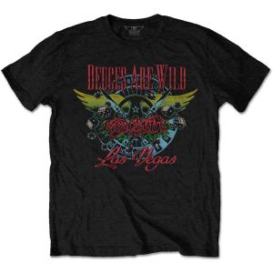 Aerosmith: Deuces Are Wild, Vegas - Black T-Shirt