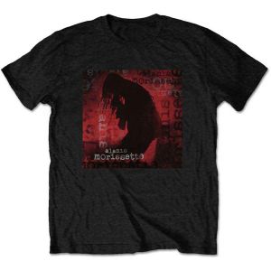 Alanis Morissette: Ironic Silhouette - Black T-Shirt