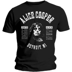 Alice Cooper: School's Out Lyrics - Black T-Shirt