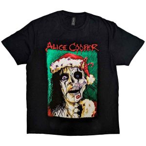 Alice Cooper: Xmas Card - Black T-Shirt