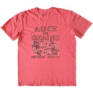 Alice In Chains: Totem Fish - Pink T-Shirt