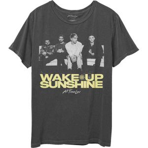 All Time Low: Faded Wake Up Sunshine - Charcoal Grey T-Shirt