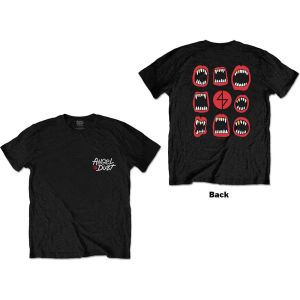 Angel Dust: Mouth Repeat (Back Print) - Black T-Shirt