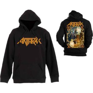 Anthrax: Evil Twin (Back Print) - Black Pullover Hoodie