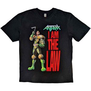 Anthrax: I am the Law - Black T-Shirt