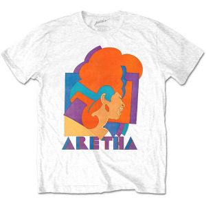 Aretha Franklin: Milton Graphic - White T-Shirt