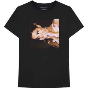 Ariana Grande: Side Photo - Black T-Shirt