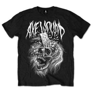 Axewound: Skull - Black T-Shirt
