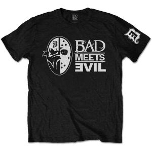 Bad Meets Evil: Masks - Black T-Shirt