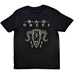 Bad Omens: Ram Skull - Black T-Shirt