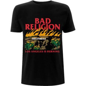 Bad Religion: Burning Black - Black T-Shirt
