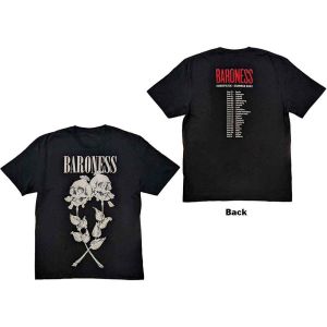 Baroness: Razor Bloom (Back Print) - Black T-Shirt