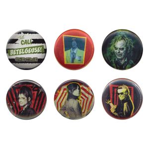 Beetlejuice: Pin Badges 6-Pack Preorder