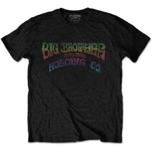 Big Brother & The Holding Company: Vintage Logo - Black T-Shirt