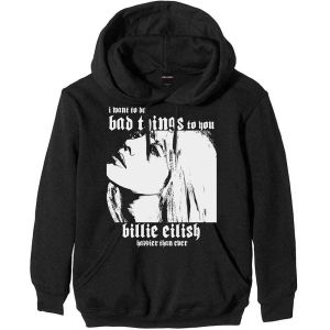 Billie Eilish: Bad Things - Black Pullover Hoodie