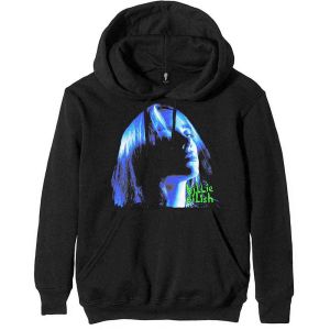 Billie Eilish: Neon Shadow Blue - Black Pullover Hoodie