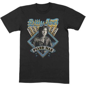Billy Joel: Piano Man - Black T-Shirt