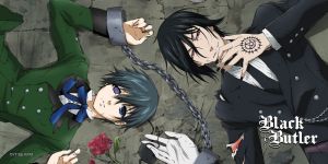 Black Butler: Ciel x Sebastian XXL Mousepad Preorder