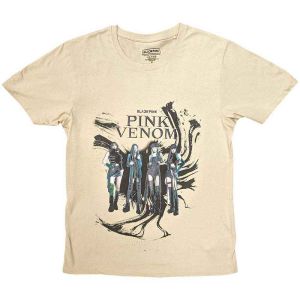 BlackPink: Pink Venom Oil Stroke - Sand T-Shirt