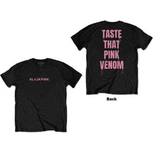 BlackPink: Taste That (Back Print) - Black T-Shirt