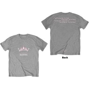 BlackPink: The Album - Crown (Back Print) - Grey T-Shirt