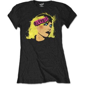 Blondie: Punk Logo - Ladies Black T-Shirt
