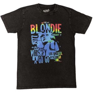 Blondie: Whiskey A Go Go - Black T-Shirt