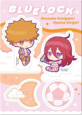 Blue Lock: Rensuke Kunigami & Hyoma Chigiri Acrylic Stand Buddycolle Good Night Ver. 2 (14cm) Preorder