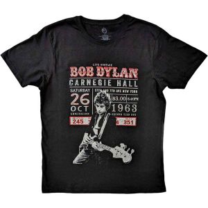 Bob Dylan: Carnegie Hall '63 - Black T-Shirt