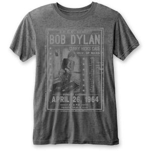 Bob Dylan: Curry Hicks Cage (Burnout) - Charcoal Grey T-Shirt