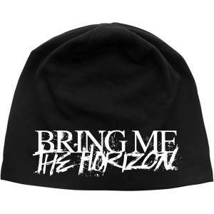 Bring Me The Horizon: Horror Logo (Discharge Print) - Black Beanie Hat Preorder