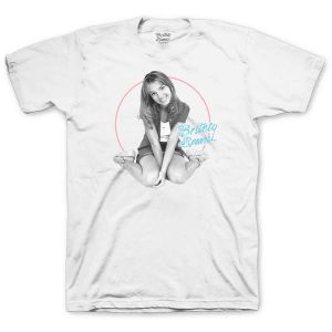 Britney Spears: Classic Circle - White T-Shirt