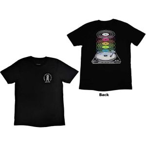 Calvin Harris: Record Back (Back Print) - Black T-Shirt