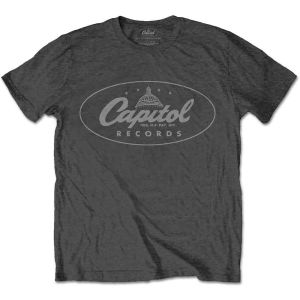 Capitol Records: Logo - Charcoal Grey T-Shirt