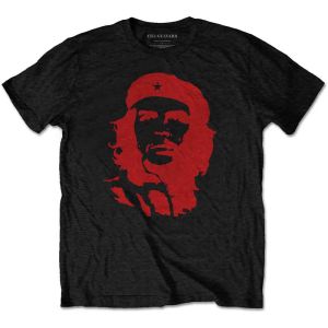 Che Guevara: Red on Black - Black T-Shirt