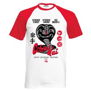 Cobra Kai: No Mercy Short Sleeve Baseball T-Shirt