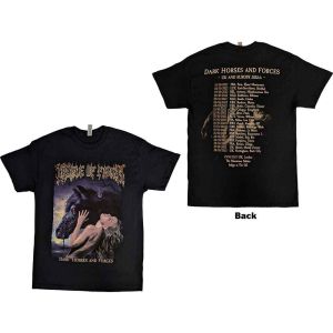 Cradle Of Filth: Dark Horses (Back Print) - Black T-Shirt
