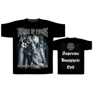 Cradle Of Filth: Supreme Vampiric Evil (Back Print) - Black T-Shirt