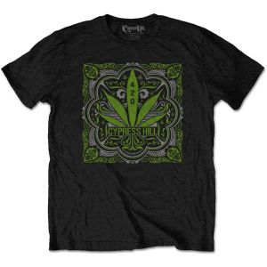 Cypress Hill: 420 Leaf - Black T-Shirt