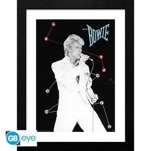 David Bowie: "Lets Dance" Framed Print (30x40cm)