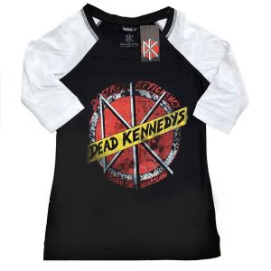 Dead Kennedys: Destroy - Ladies Black & White T-Shirt