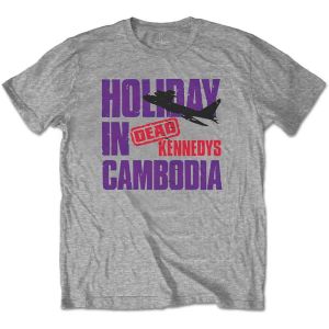 Dead Kennedys: Holiday Plane - Grey T-Shirt