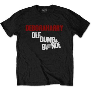 Debbie Harry: Def, Dumb & Blonde - Black T-Shirt