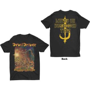 DevilDriver: Borrowed (Back Print) - Black T-Shirt