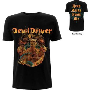 DevilDriver: Keep Away from Me (Back Print) - Black T-Shirt