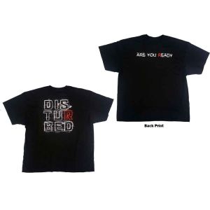 Disturbed: Are You Ready? (Back Print) - Black T-Shirt